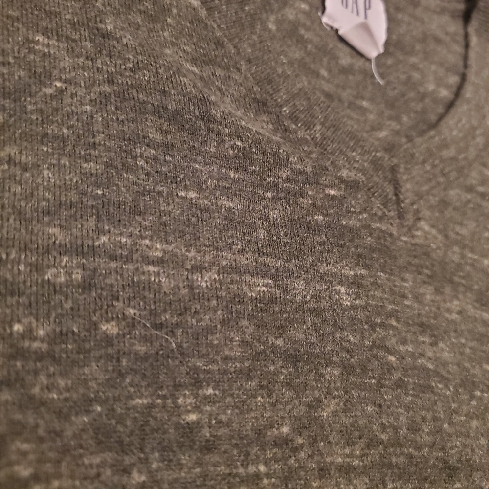Gap Men's V-Neck Sweater Olive (size XS) - Picture 4 of 4